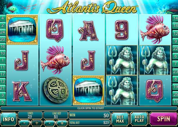 Atlantis Queen - Jugar en línea - Revisión de máquinas tragamonedas de casino