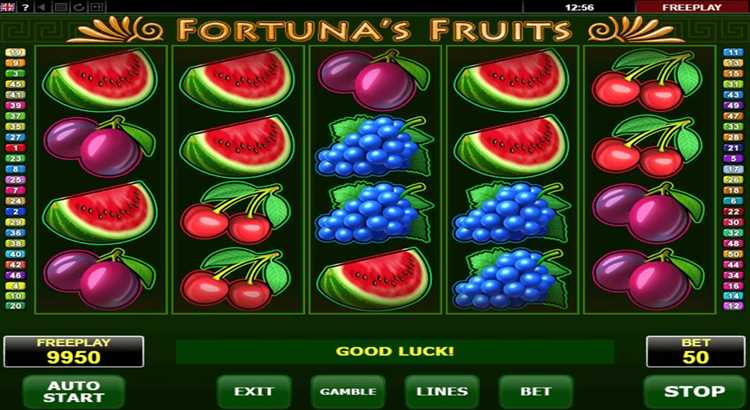 FruitZ Slot - Jugar en línea - Revisión de máquinas tragamonedas de casino