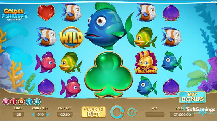 Golden Fish Tank - Jugar en línea - Revisión de máquinas tragamonedas de casino