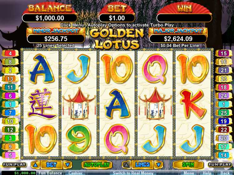 Golden Lotus Slot - Jugar en línea - Revisión de máquinas tragamonedas de casino