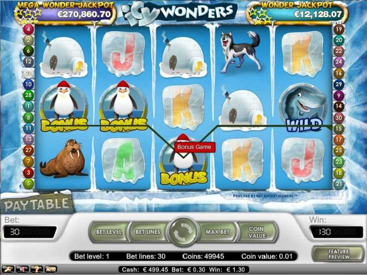 Icy Wonders - Jugar en línea - Revisión de máquinas tragamonedas de casino