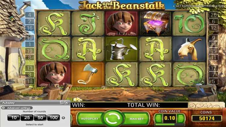 Jack and the Beanstalk - Jugar en línea - Revisión de máquinas tragamonedas de casino
