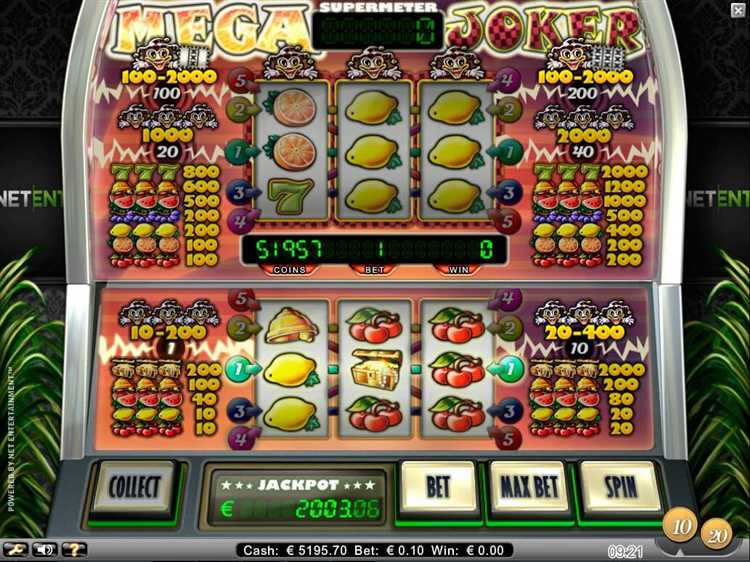 La mejor tragamonedas Mega Joker de Novomatic - Juegue en línea - Revisión de máquinas tragamonedas de casino