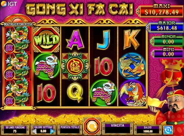 Tragamonedas Fa Cai Shen - Jugar en línea - Revisión de máquinas tragamonedas de casino