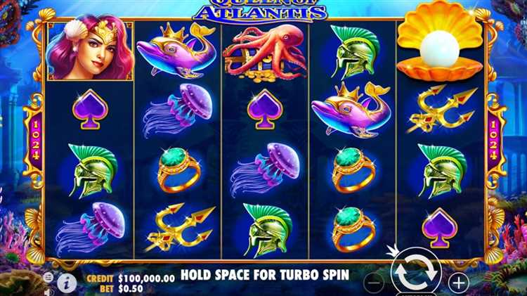 Tragamonedas Queen of Atlantis - Jugar en línea - Revisión de máquinas tragamonedas de casino