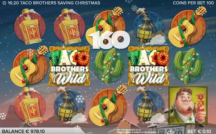 Tragamonedas Taco Brothers Saving Christmas - Jugar en línea - Revisión de máquinas tragamonedas de casino
